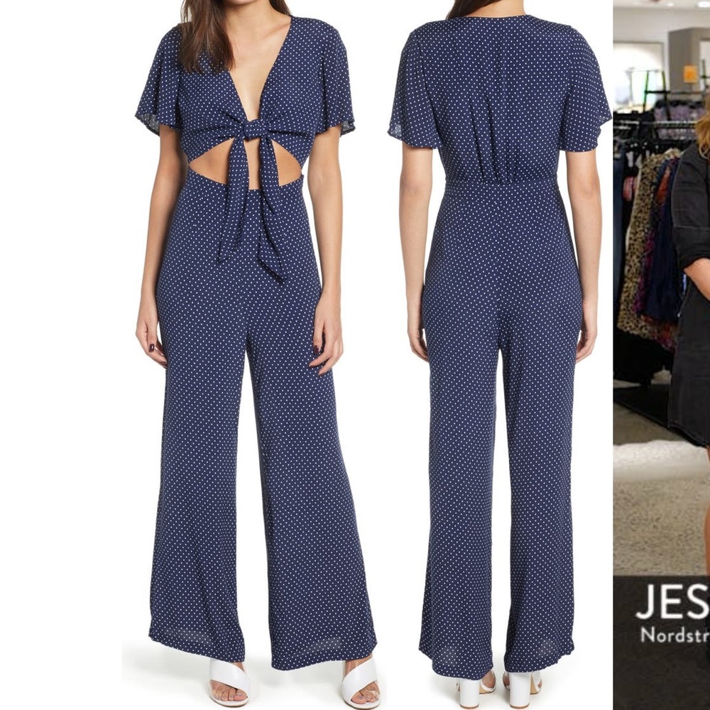 Leith Tie Front Jumpsuit